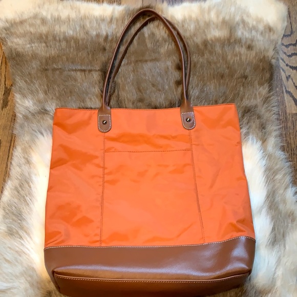 Wilsons Leather Handbags - Wilsons Leather orange brown bag